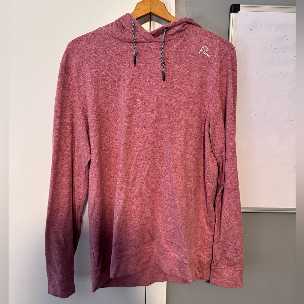 Men's Red Hoodie rhoback golf